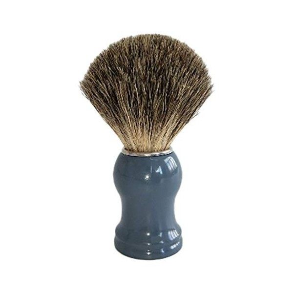 bubbyleyy Brosse de Rasage pour Poils de Barbe Rasage PoignéE en Bois Barbe Appareil de Nettoyage Outil de SéCurité Brosse de