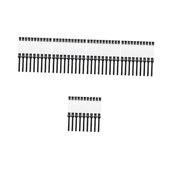 Beavorty 150 Pcs Appareils Nettoyant Clavier Écart Petite Tondeuse Noir + Blanc Rasoir Polyvalent Tondeuse Brosses Électrique