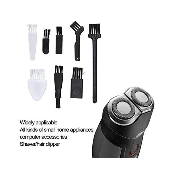 Rasoir Brosse Rasoir Brosse De Nettoyage, 8pcs Rasoir Électrique Brosse De Nettoyage Rasoir Nettoyant Brosse Ensemble Pour Ap