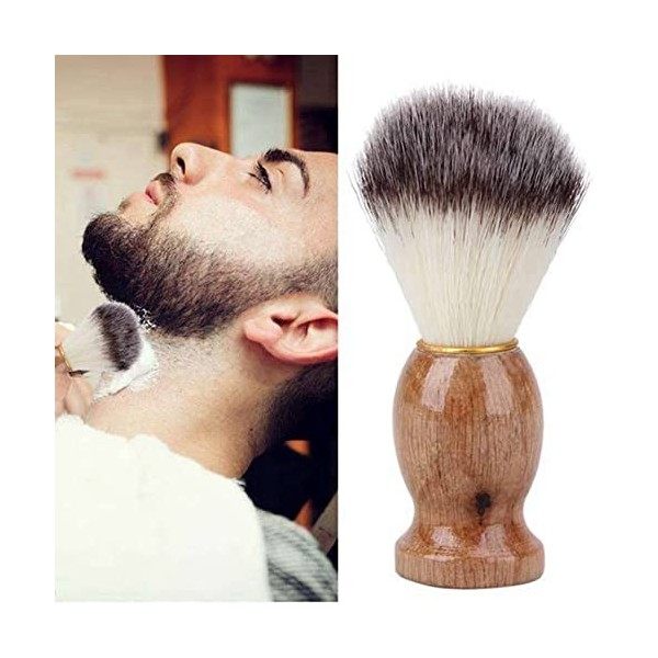 ISTOVO 3 pièces brosse de coupe douce pour hommes brosse de coupe pour hommes nettoyage du visage brosse de rasage de beauté