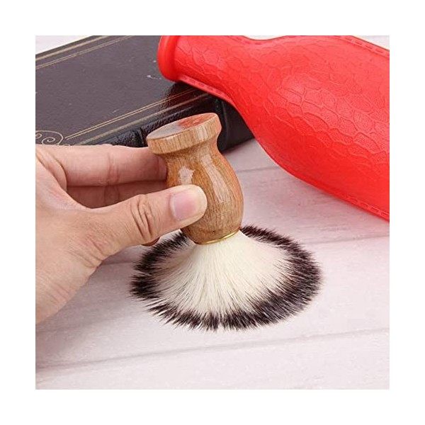 Qutsvosh 3 pièces Brosse à Barbe à Poils Doux Brosse à Barbe pour Brosse de Rasage de Beauté Nettoyante pour le pour