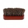 BOENMO Manche en Bois Moustache Naturel Cheveux Moustache Barbe Brosse Faciale Barbe Nettoyage Rasage Barber Salon Appliance 