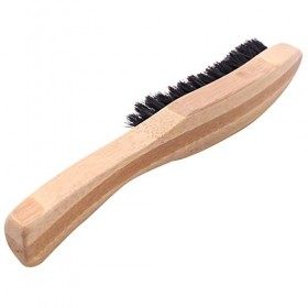 Panysilioer 2Pcs Brosse à Barbe pour Moustache Rasage Peigne Massage Du des Du Brosse de Nettoyage de Cheveux Long Manche