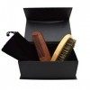 Panysilioer Brosse à Barbe et Peigne à Moustache pour Peigne de Toilettage de Soins Du pour avec Ensemble de Brosses à Raser 