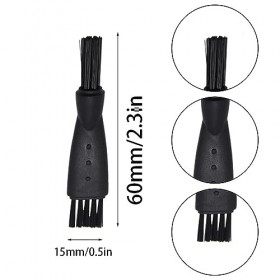 AAED 12 Pièces Razor Brush,Brosses de Nettoyage de Rasoir,PP Poils & PS Poignée,Brosse de Nettoyage pour Rasoir Double Tête,p