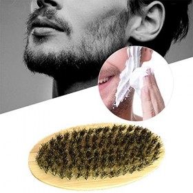 Qutsvosh Brosse à Barbe et Peigne à Moustache pour Peigne de Toilettage de Soins Du pour avec Ensemble de Brosses à Raser en 