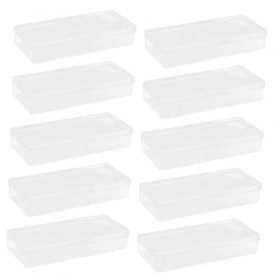 DOITOOL 10 Pièces Boîtes Étui À Lame Boîte De Rangement De Cosmétiques Collier Organisateur Boîte Organisateur De Trucs Pour 