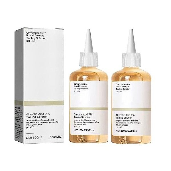 Acide glycolique 7% Solution tonifiante resurfaçante - Solution tonifiante à lacide glycolique Ordinaire, Toner à lacide gl