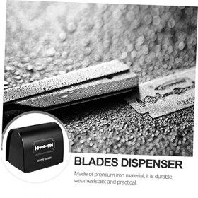 FOMIYES 4 Pièces Boîte De Rangement De Lames Poubelle Portable Étui À Rasoir De Voyage Distributeur De Voyage Cas DÉliminati