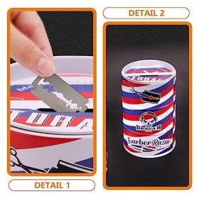 FOMIYES Déchets Lames Boîte Lame De Rasoir Banque Pour La Sécurité Lame De Rasoir Stockage Cas Délimination Des De Sécurité 