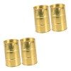 Beavorty 4 Pcs Lame Bac De Recyclage Mini Outils Mini Rasoir Contenant En Métal Porte-Lames De Rasage Boîte DÉlimination De 