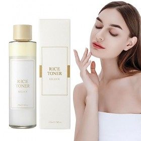 Rice Toner - Rice Pure Essential Toner | Toner Lacté Hydratant, Toner Visage Coréen, Hydratant Au Riz Pour Visage, Toner Hydr