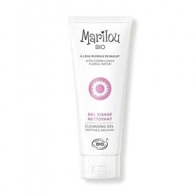 Marilou Bio - Gamme Classic - Soins pour le Visage - Gel Visage Nettoyant - Hydratant et Apaisant - Tube de 75 ml - une Peau 