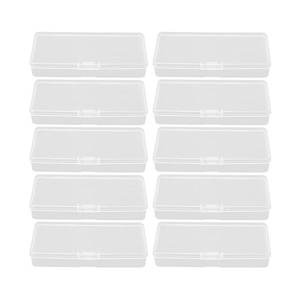 10Pcs Blade élimité étui de Sécurité Sécurité Razor Razor Blade Banque Conteneur Barber Shop Organisateur de Stockage Pour La