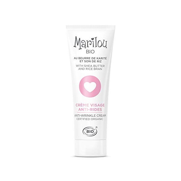 Marilou Bio - Gamme Classic - Soins pour le Visage - Crème Visage Anti-Rides - Tube de 30 ml - Soyez Ferme …. Avec les Rides 