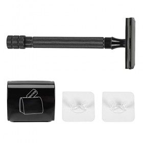 FRCOLOR 2 Pièces Outil de Nettoyage de Barbe Manuel Double Face Ld Style Rasoir Double Face Outil de Rasage de Barbe Manuel R