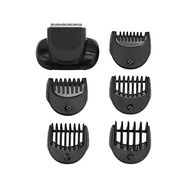 6pcs Clipper Guards Part Cutter Accessoires, Tondeuse à Cheveux Guide Peignes Remplacement Gardes Attachement Compatible pour