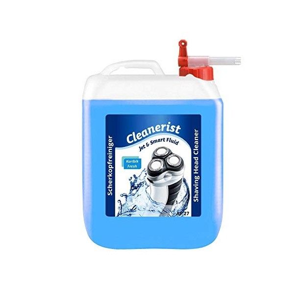 CleaneristJet & Smart Fluid Liquide de nettoyage pour tête de rasage 5 l Compatible avec les rasoirs Philips séries 5000/7000