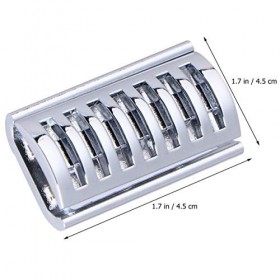 Artibetter 2Pcs Têtes de Rasoir de Sécurité à Double Bord Outil de Rasage de Tête de Peigne Ouvert pour Hommes Hommes