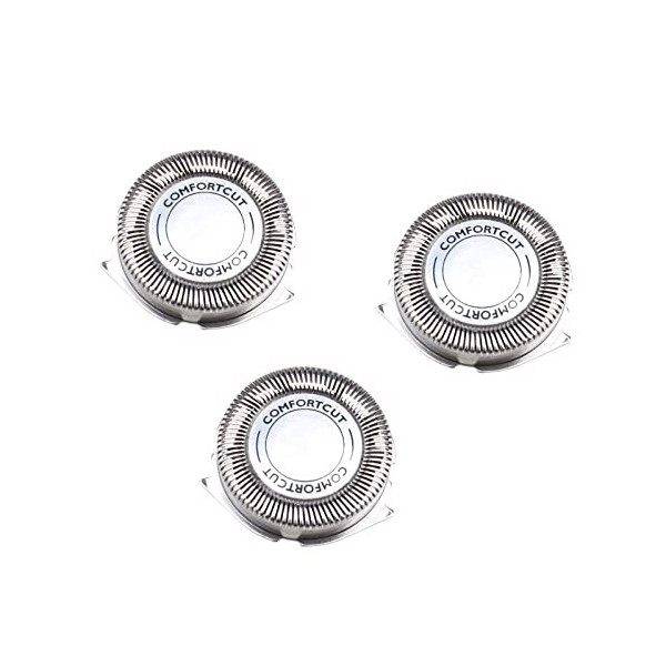 3x Têtes de Rasoir SH30 / 52 Lames de Rechange Compatible pour Norelco Series 3000 2000 1000 S738