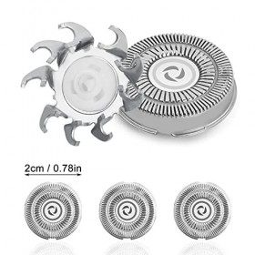 3 PCS Universelle Têtes de Rasoir Remplacement Compatible avec Séries Philips Norelco 3000, 2000, 1000