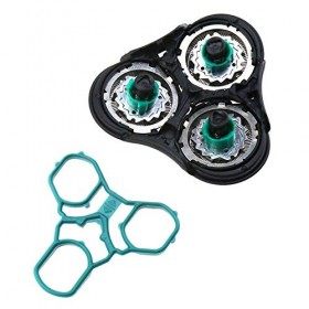 Create idea Tête de Rasoir Coupeur de Lame Rechange pour Philips Norelco RQ11 1150X 1160X