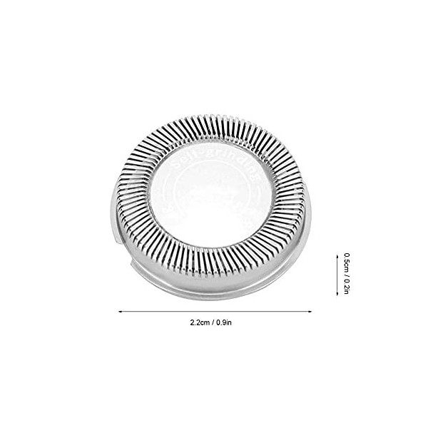 Fdit 3 pièces accessoire de remplacement de tête de rasoir en acier adapté pour Philips HQ4 HQ46 HQ481 HQ851 HQ6990 HQ803