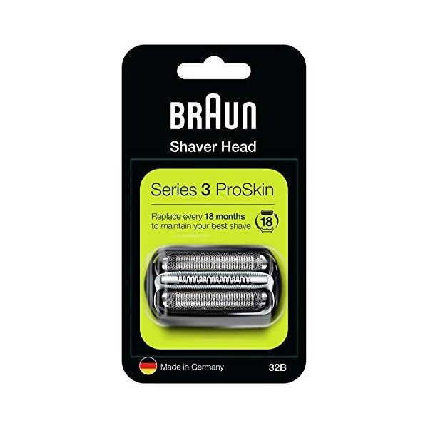 Braun - Combi-Pack 32B series 3B - Recharge Grille - cassette Noir