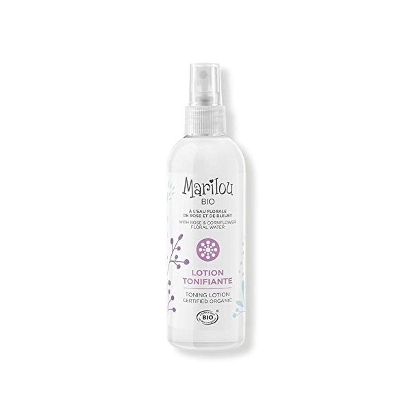 Marilou Bio - Gamme Classic - Soins pour le Visage - Lotion Tonifiante - Flacon de 100 ml - la Gym Tonique de Votre Peau !