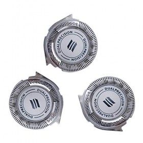 HQ8 Têtes de rechange pour rasoirs Philips Norelco, système de coupe de précision à double lame, fabriqué aux Pays-Bas