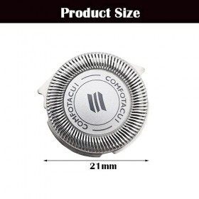 Têtes de Rechange SH50, 3pcs Têtes de Remplacement de Rasoir, pour hommes accessoires de rasoir tondeuse double couche avec b