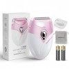 TOUCHBeauty Rasoir Électrique Femme, Tondeuse pour Corps, Bikini, Maillot, Jambe, Corps, Avec Peigne à Batterie De Tonte Idéa