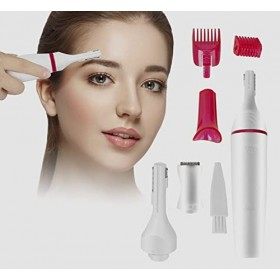 2 en 1 Ladyshaver Femmes, Rasoir électrique pour femme la zone de bikini, le visage, les rasoirs pour femme sans douleur, Min