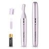 TOUCHbeauty Tondeuse Visage Sourcils Electrique Femme Mini Rasoir Facial à Pile, Rasage de Precision, Aucun Risque de Coupure