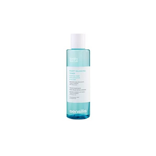 Sensilis - Purify Balancing Toner, Tonique Purifiant et Anti-rougeurs pour Peaux Mixtes et Grasses avec Acide Hyaluronique, Z