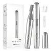 TOUCHbeauty Tondeuse Visage Sourcils Electrique Femme Mini Rasoir Facial à Pile, Rasage de Precision, Aucun Risque de Coupure