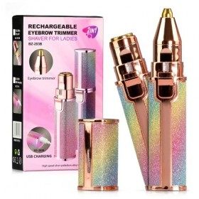 Épilateur de visage pour peaux sensibles USB rechargeable, Épilateur de précision portable à stylo pour femme, Élimination po