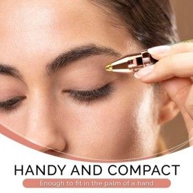 Épilateur de visage pour peaux sensibles USB rechargeable, Épilateur de précision portable à stylo pour femme, Élimination po