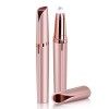 Epilateur Sourcil Femme Rasoirs,Stylo epilateur sourcil rasoir femme électrique visage, femme rechargeable Rosedoré Sans Doul