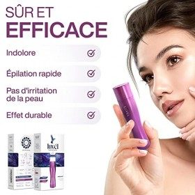 Luvel Epilateur Visage Femme Epilateur Electrique Femme Visage Rasoir Femme Poils du Visage Rechargeable Mini Rasoir Electriq