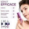 Luvel Epilateur Visage Femme Epilateur Electrique Femme Visage Rasoir Femme Poils du Visage Rechargeable Mini Rasoir Electriq