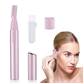 Tondeuse à sourcils, épilation du visage pour femme, épilateur de sourcils, rasoir de précision à sourcils, avec peigne épila