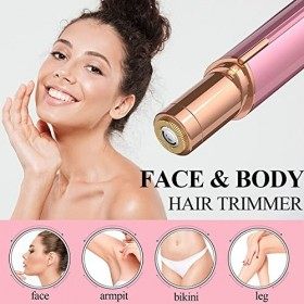 Epilateur Visage Flawless Gesichtshaarentferner für Frauen Automoness Rasoir Électrique Femme 2 en 1 Rechargeable Rasoir Visa