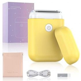 Rasoir électrique pour femmes recouvert de caoutchouc souple, rasoir électrique sans fil pour bras/jambes,lady shaver recharg