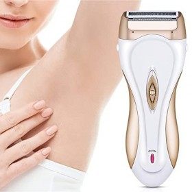 Rasoir électrique pour femmes, rasoirs pour femmes pour le rasage rasoir sans fil tondeuse de Bikini Portable étanche