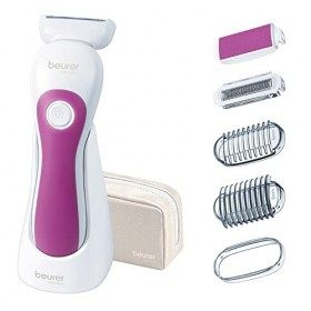 Beurer HL 16 Rasoir électrique visage pour femmes, permet denlever les poils du visage, du nez et des oreilles & pour former