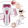 Rasoir électrique rechargeable pour femme - Pour les poils des aisselles et des jambes des femmes.