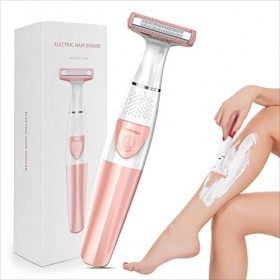 Rasoir Électrique pour Femme Rasoir Electrique Etanche Tondeuse Electrique Femme Humide & Sèche rasoir sans douleur pour lép