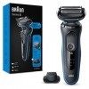 Braun Series 5 Rasoir Électrique pour Homme avec Tondeuse De Précision, Technologie Wet & Dry, Rechargeable, Rasoir À Grille 