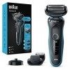 Braun Series 5 Rasoir Électrique pour Homme avec Accessoire Tondeuse De Précision EasyClick, Technologie Wet & Dry, Rechargea